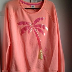 Pink by VS bling sweatshirt